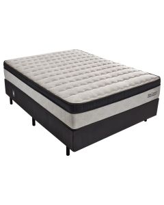 Cama Box com Colchão Casal Molas Ensacadas New Connect Firme Fortezza 138x188